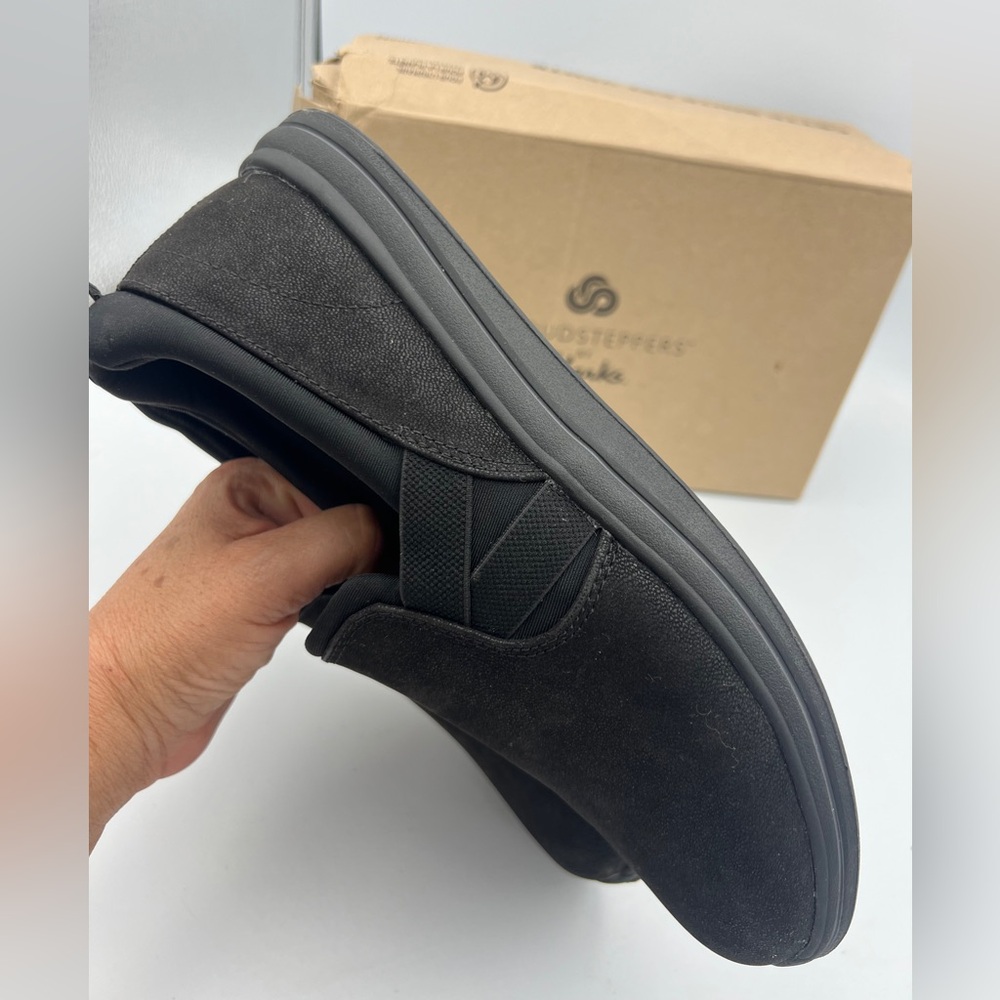 Clarks CLOUD STEPPERS Breeze Bali Women’s Size 7W EU 37.5 Black. Comfort Shoe - Picture 10 of 15